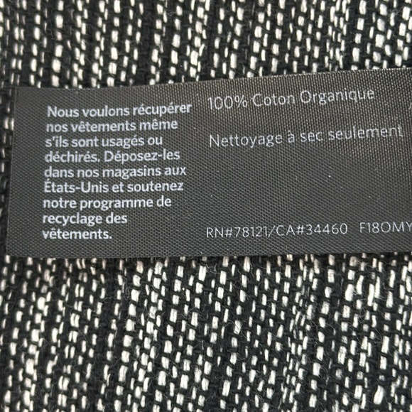 Eileen Fisher -women’s organic cotton grey/black Shawl  collar jacket size L /XL - Picture 6 of 7